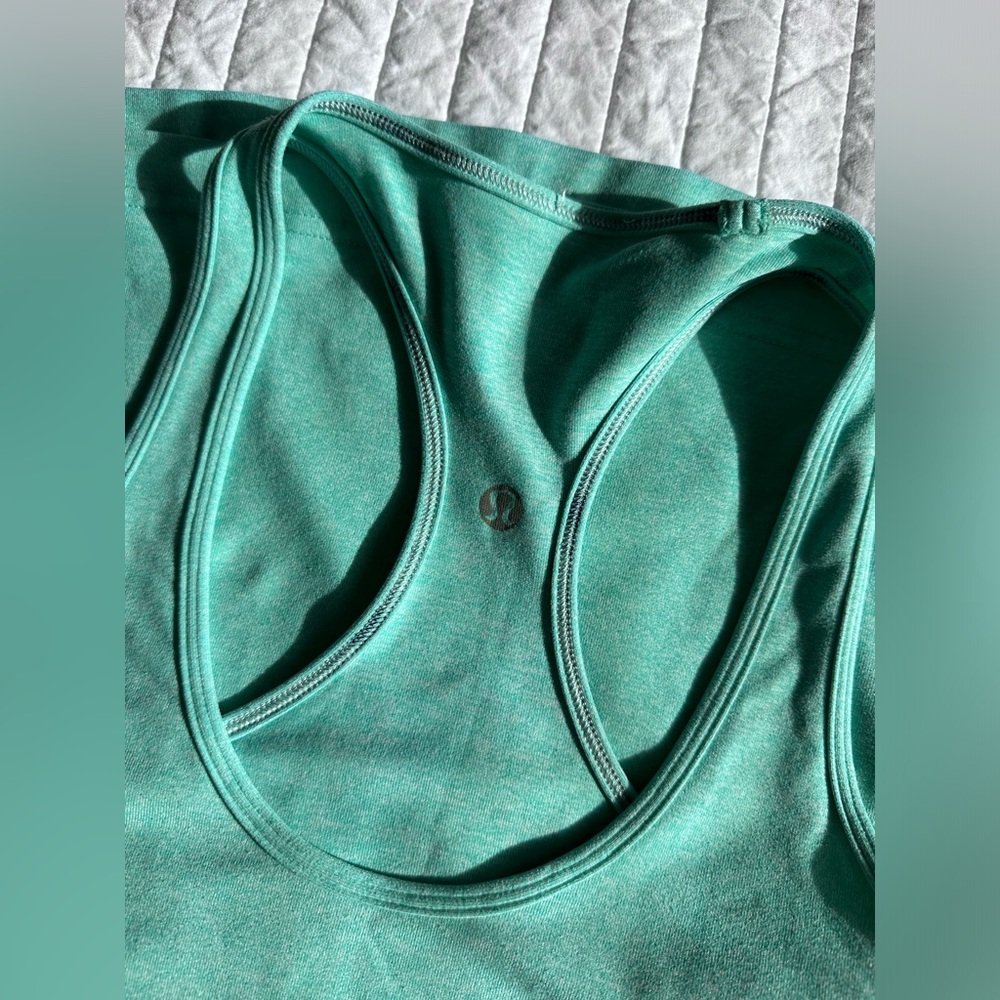 Lululemon Mint Green Racerback Tank Top - Picture 5 of 6